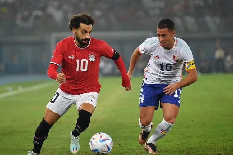Bélgica se estrella contra Egipto antes de Qatar 2022