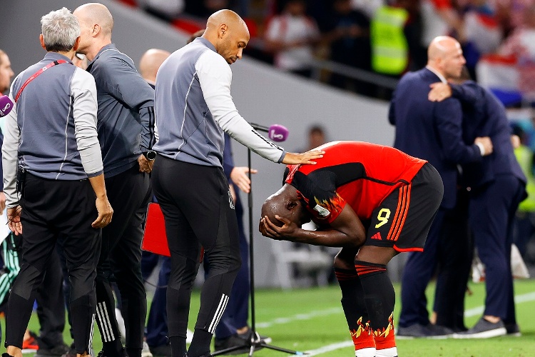 Lukaku rompe en llanto tras eliminación de Bélgica (VIDEO)